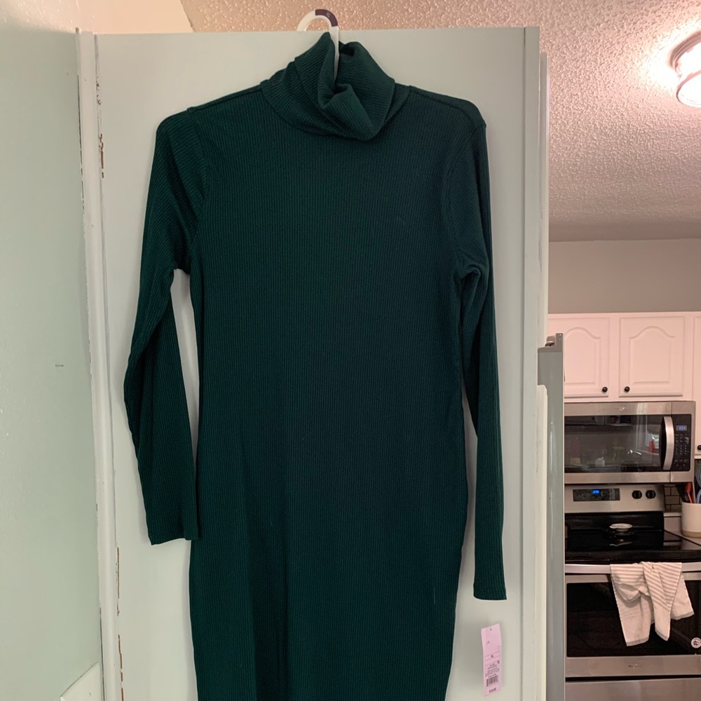 Sweater dress.